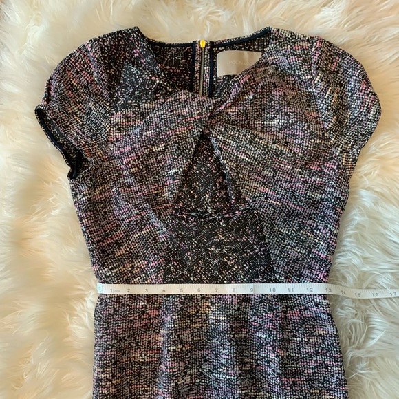 Jason Wu Twist Front Tweed Midi Cocktail Sheath Dress - Size 2 - Picture 14 of 14